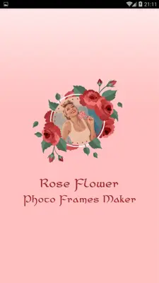 Rose Flower Photo Frames android App screenshot 0