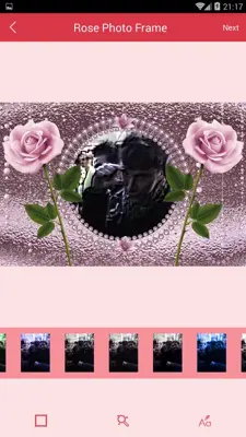 Rose Flower Photo Frames android App screenshot 9